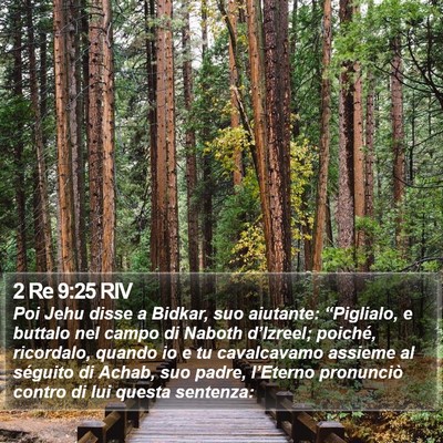 2 Re 9:25 RIV Bible Verse Image