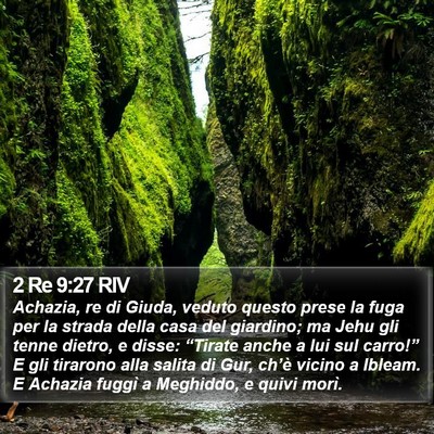 2 Re 9:27 RIV Bible Verse Image