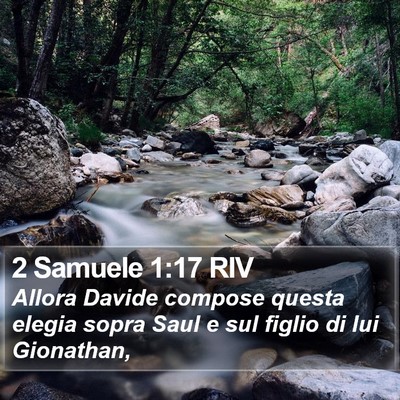 2 Samuele 1:17 RIV Bible Verse Image