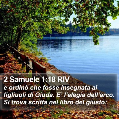 2 Samuele 1:18 RIV Bible Verse Image