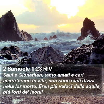 2 Samuele 1:23 RIV Bible Verse Image