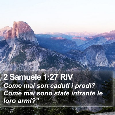 2 Samuele 1:27 RIV Bible Verse Image