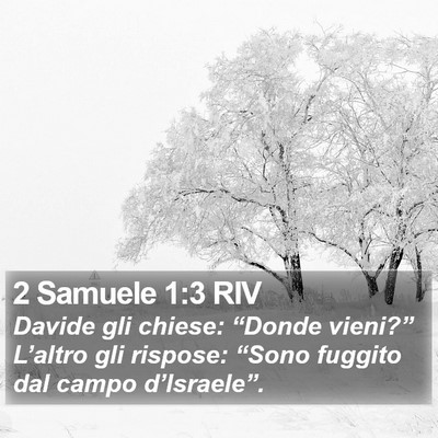2 Samuele 1:3 RIV Bible Verse Image