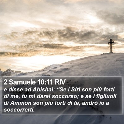 2 Samuele 10:11 RIV Bible Verse Image
