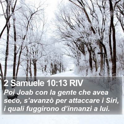 2 Samuele 10:13 RIV Bible Verse Image