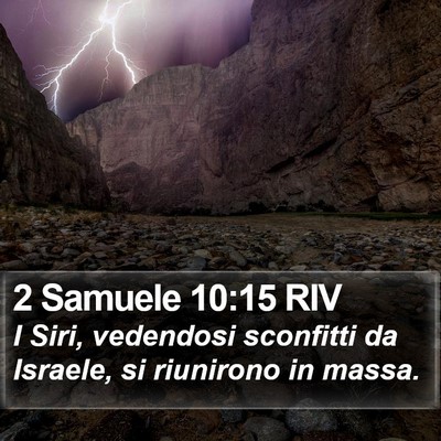 2 Samuele 10:15 RIV Bible Verse Image