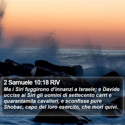 2 Samuele 10:18 RIV Bible Verse Image