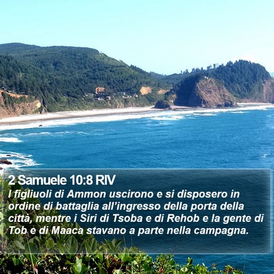 2 Samuele 10:8 RIV Bible Verse Image