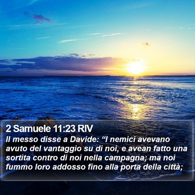 2 Samuele 11:23 RIV Bible Verse Image