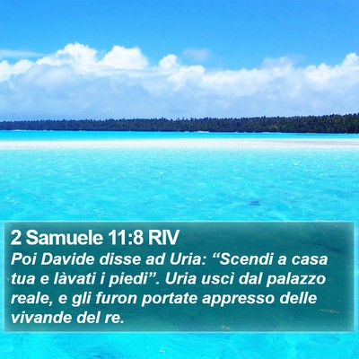 2 Samuele 11:8 RIV Bible Verse Image