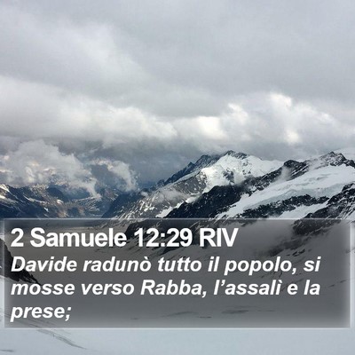 2 Samuele 12:29 RIV Bible Verse Image