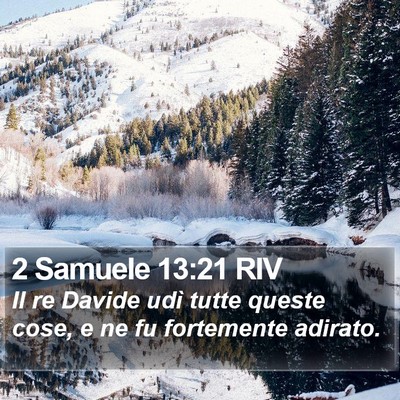 2 Samuele 13:21 RIV Bible Verse Image