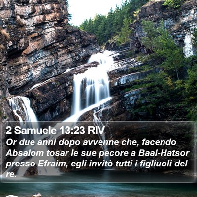 2 Samuele 13:23 RIV Bible Verse Image