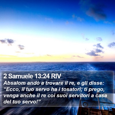 2 Samuele 13:24 RIV Bible Verse Image