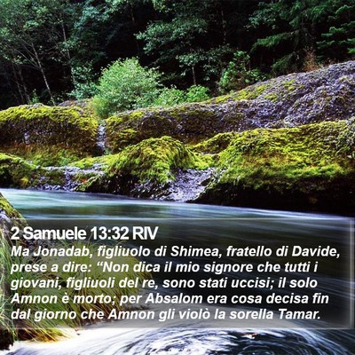 2 Samuele 13:32 RIV Bible Verse Image