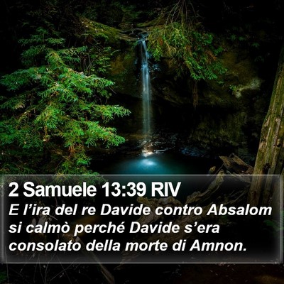 2 Samuele 13:39 RIV Bible Verse Image