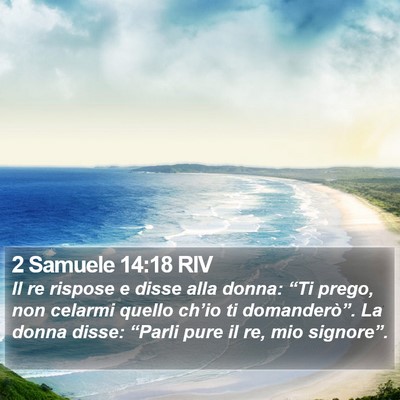 2 Samuele 14:18 RIV Bible Verse Image