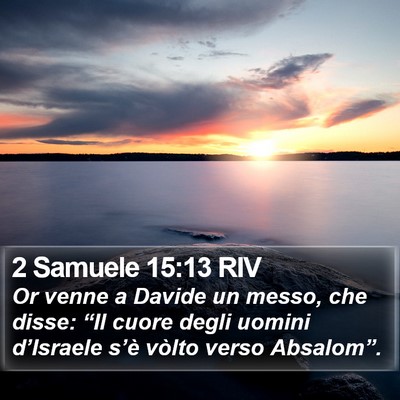 2 Samuele 15:13 RIV Bible Verse Image