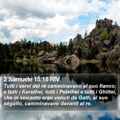 2 Samuele 15:18 RIV Bible Verse Image
