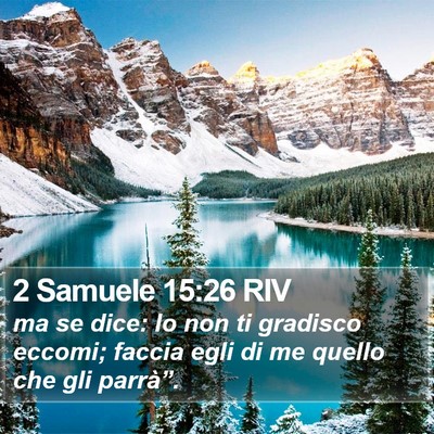 2 Samuele 15:26 RIV Bible Verse Image