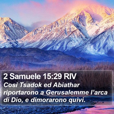 2 Samuele 15:29 RIV Bible Verse Image