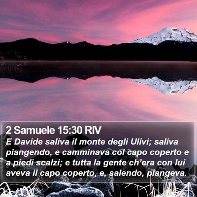 2 Samuele 15:30 RIV Bible Verse Image