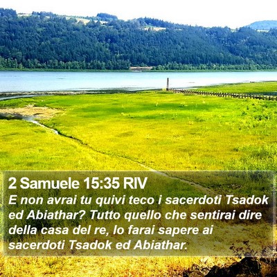 2 Samuele 15:35 RIV Bible Verse Image