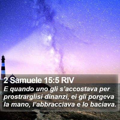 2 Samuele 15:5 RIV Bible Verse Image