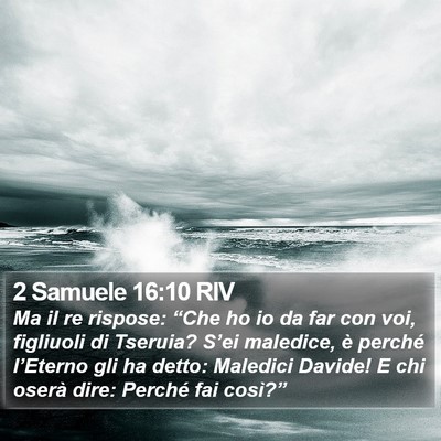 2 Samuele 16:10 RIV Bible Verse Image