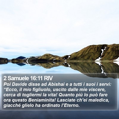 2 Samuele 16:11 RIV Bible Verse Image