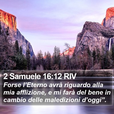 2 Samuele 16:12 RIV Bible Verse Image