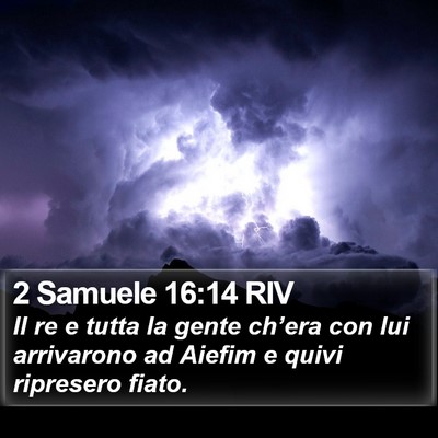 2 Samuele 16:14 RIV Bible Verse Image