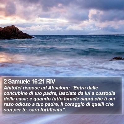 2 Samuele 16:21 RIV Bible Verse Image