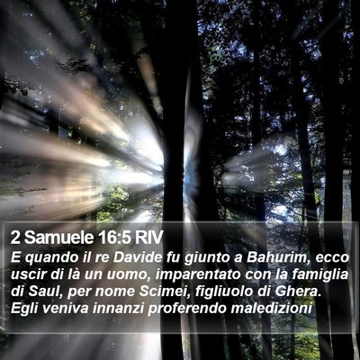 2 Samuele 16:5 RIV Bible Verse Image