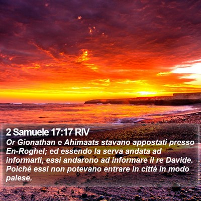 2 Samuele 17:17 RIV Bible Verse Image
