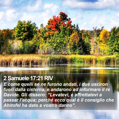 2 Samuele 17:21 RIV Bible Verse Image