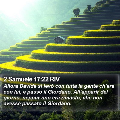 2 Samuele 17:22 RIV Bible Verse Image