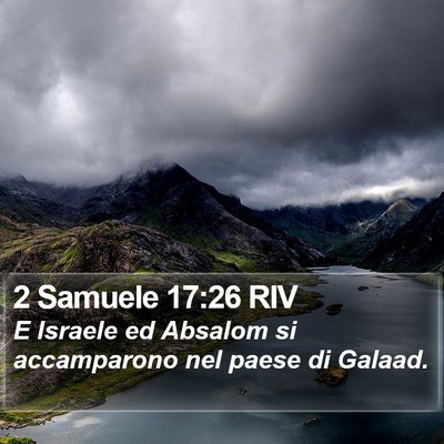 2 Samuele 17:26 RIV Bible Verse Image