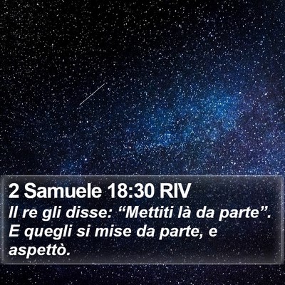 2 Samuele 18:30 RIV Bible Verse Image