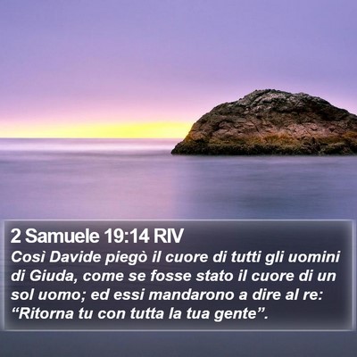 2 Samuele 19:14 RIV Bible Verse Image
