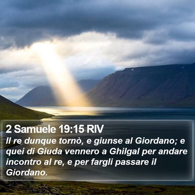 2 Samuele 19:15 RIV Bible Verse Image