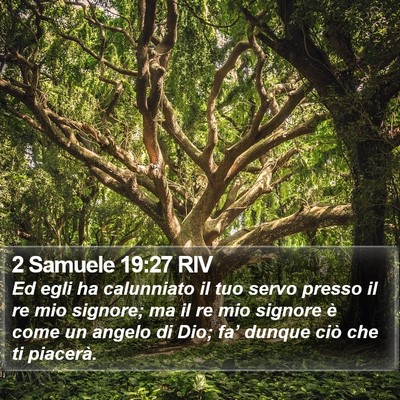 2 Samuele 19:27 RIV Bible Verse Image