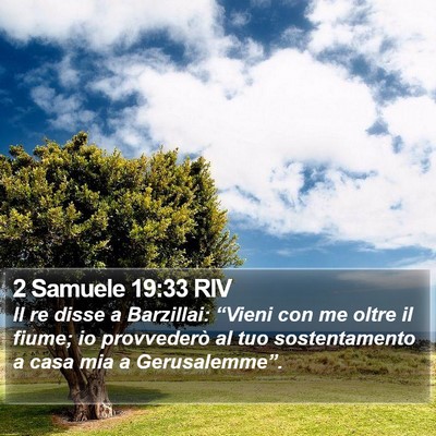 2 Samuele 19:33 RIV Bible Verse Image