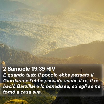 2 Samuele 19:39 RIV Bible Verse Image