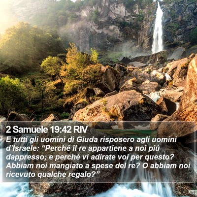 2 Samuele 19:42 RIV Bible Verse Image