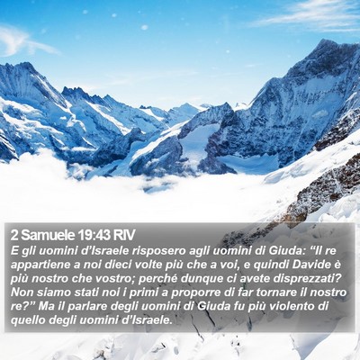 2 Samuele 19:43 RIV Bible Verse Image