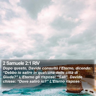 2 Samuele 2:1 RIV Bible Verse Image