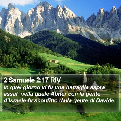 2 Samuele 2:17 RIV Bible Verse Image