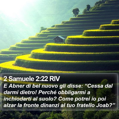 2 Samuele 2:22 RIV Bible Verse Image