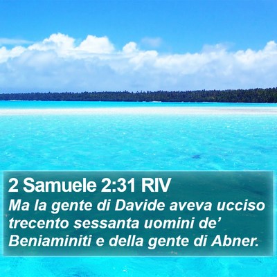 2 Samuele 2:31 RIV Bible Verse Image